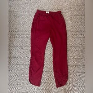 Marine Layer Allison Pants Size XS Burgundy